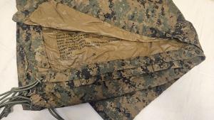 USMC MARPAT Camo Reversible Military Tarp Shelter