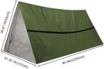 Waterproof 2-Person Emergency Survival Tent with SOS Whistle