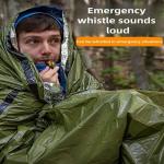 Waterproof 2-Person Emergency Survival Tent with SOS Whistle