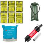 Survival Kit: Tent, Communication Gear, and Food