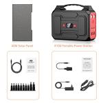 Portable Solar Generator with 40W Panels and 146Wh Battery