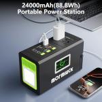127W Portable Power Station for Emergencies and Camping