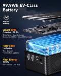99.9Wh Portable Power Station for Camping and Emergencies