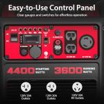 PowerSmart 4400W Portable Inverter Generator for Emergencies