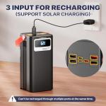 99Wh Portable Power Bank Generator with Flashlight