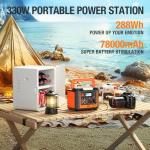 EBL 300W Portable Power Station for Outdoors