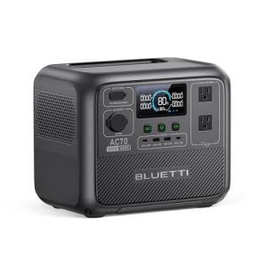 BLUETTI AC70 Solar Generator with 768Wh Battery