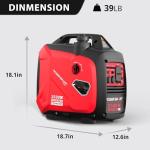 PowerSmart 2500W Portable Inverter Generator for Camping