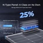Renogy 100W N-Type Solar Panel for Off-Grid Use