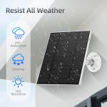 5W Solar Panel for Outdoor Security Camera