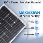 100W Flexible Solar Panel for RVs and Boats