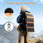 30W Portable Solar Charger for Camping and Hiking
