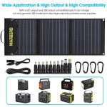 60W Portable Solar Panel for Camping and Travel