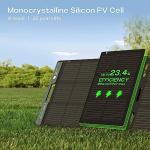 120W Foldable Solar Panel with Adjustable Kickstand