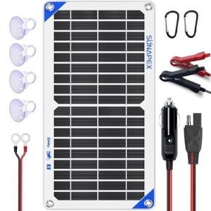 10W Portable Solar Battery Charger for Vehicles