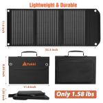 30W Foldable Solar Panel Charger Kit with USB