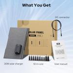 ENOFLO 30W Foldable Solar Panel Charger