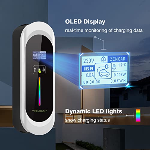 Portable 16Amp Level 1 EV Charger with Holder