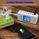 8-Port 60W Desktop Charging Station with LCD