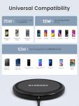 COKOEYE 15W Fast Wireless Charger Pad 2-Pack