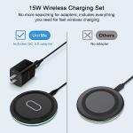 Fast Wireless Charger Pad for Samsung & Google Pixel