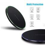 15W Wireless Fast Charger Pad for Phones & AirPods