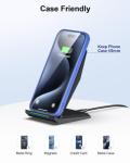 NANAMI 15W Fast Wireless charging stand for iPhone & Samsung
