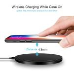 15W Wireless Fast Charger Pad for Phones & AirPods