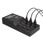 12-Port USB Charging Station for Desktop and Wall