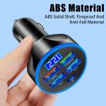 Super Fast 4 USB Port Car Charger Adapter