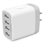AILKIN 4-Port USB Wall Charger Cube Plug