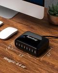 SUPERDANNY 8-Port USB Charging Station for Devices