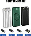 900000mAh Fast Wireless Portable Power Bank