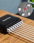 SUPERDANNY 8-Port USB Charging Station for Devices