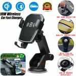 30W Fast Wireless Car Charger and Phone Mount