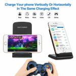 Fast Qi Wireless Charger Stand for Galaxy & iPhone