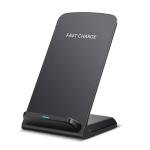 Fast Qi Wireless Charger Stand for Galaxy & iPhone
