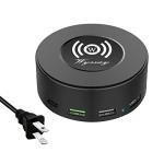 Wyssay 75W 6-Port Desktop Power Charger Hub