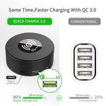 Wyssay 75W 6-Port Desktop Power Charger Hub