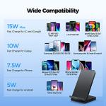 15W Fast Wireless Charger Stand, 2 Pack