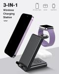 3-in-1 Wireless Charging Station for Apple Devices