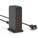 VPSUN 6-Port USB Charging Station 50W