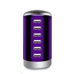 6-Port USB Charging Station Hub for Devices