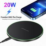 20W Fast Wireless Charging Pad for Phones & AirPods