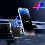 30W Fast Wireless Car Charger with Phone Holder