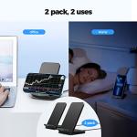 15W Fast Wireless Charger Stand, 2 Pack