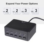 150W Multi-Port USB Charger with Switch Control