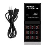 12-Port USB Charging Station for Phones and Devices