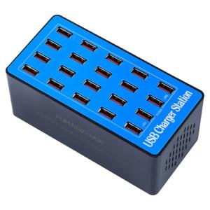 20-Port 100W USB Charging Station for All Devices