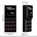 12-Port USB Charging Station for Phones and Devices